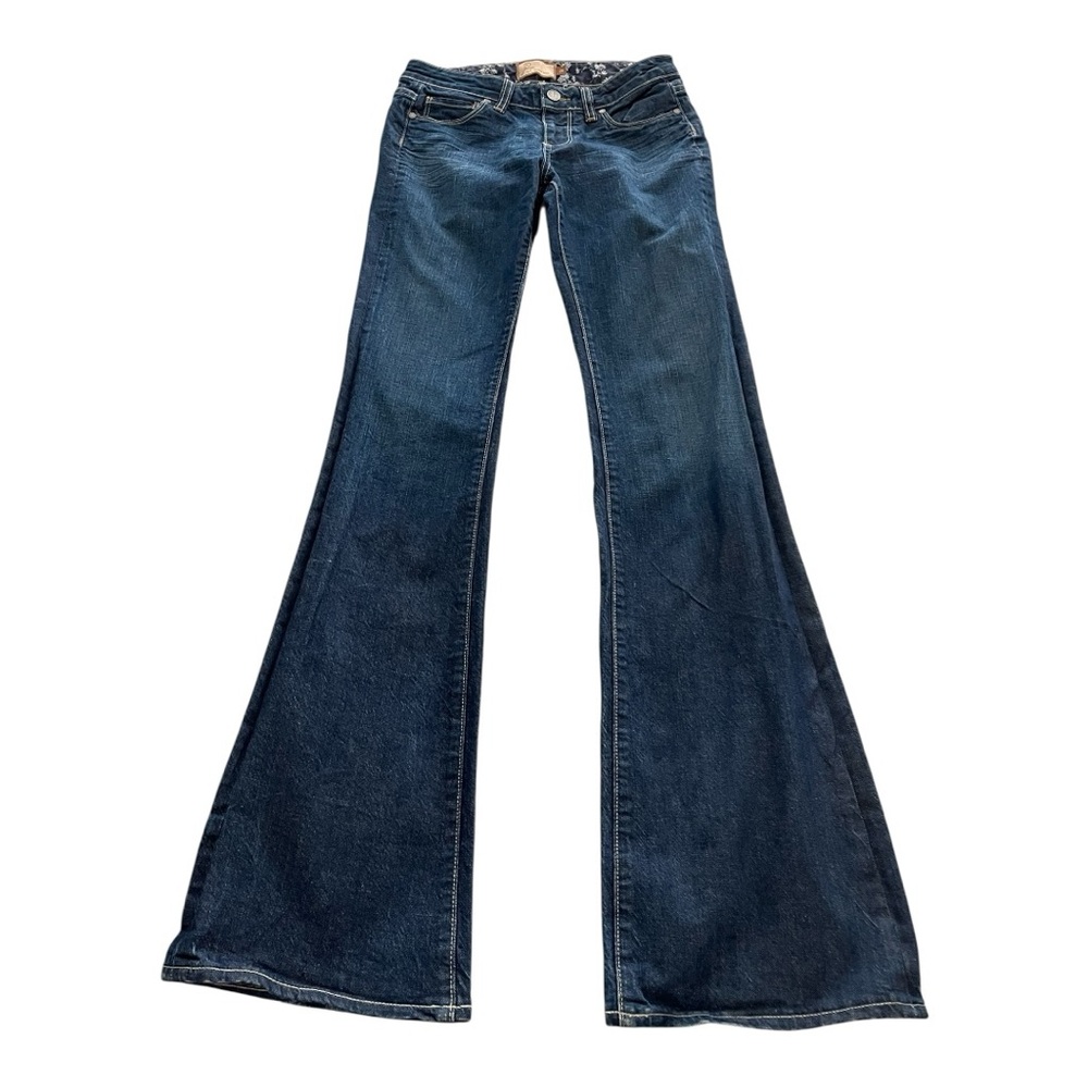 PAIGE Women's Boot Cut Jeans - Indigo Blue